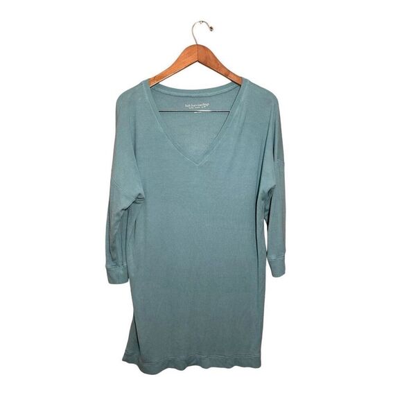 Soft Surroundings Long Sleeve‎ Thermal Tunic Top Women’s Medium Blue - Picture 1 of 5